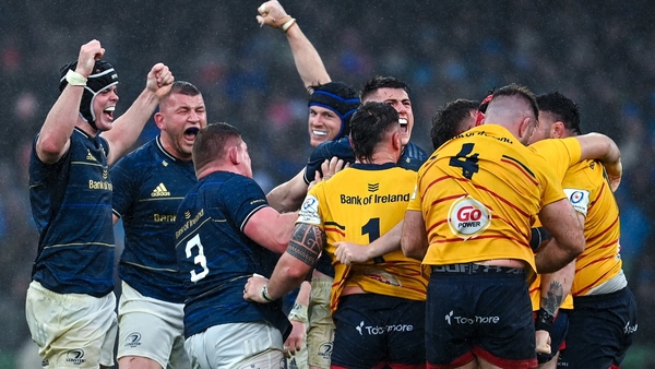 Leinster pulled clear in the second half to progress to the last eight