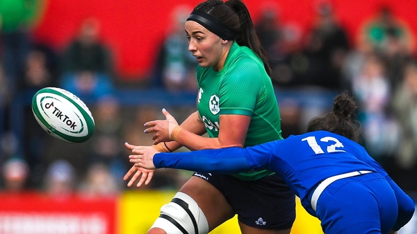 Nichola Fryday in action during Ireland's heavy defeat to France at Musgrave Park