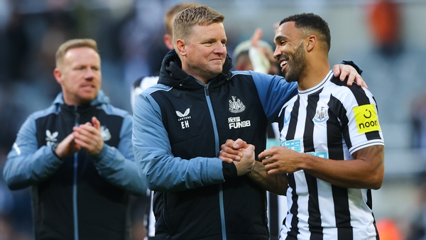 Eddie Howe's Newcastle are closing in on the Champions League