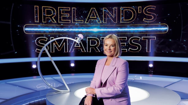 Claire Byrne, Ireland's Smartest, RTÉ. Picture Andres Poveda