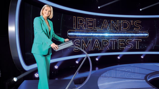 Claire Byrne on Ireland's Smartest. Picture: Andres Poveda.