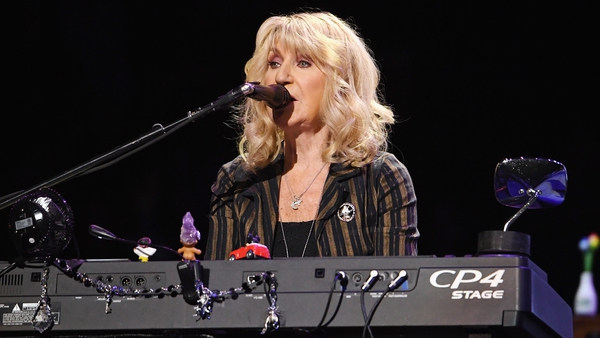 Christine McVie onstage with Fleetwood Mac at New York's Madison Square Garden in March 2019