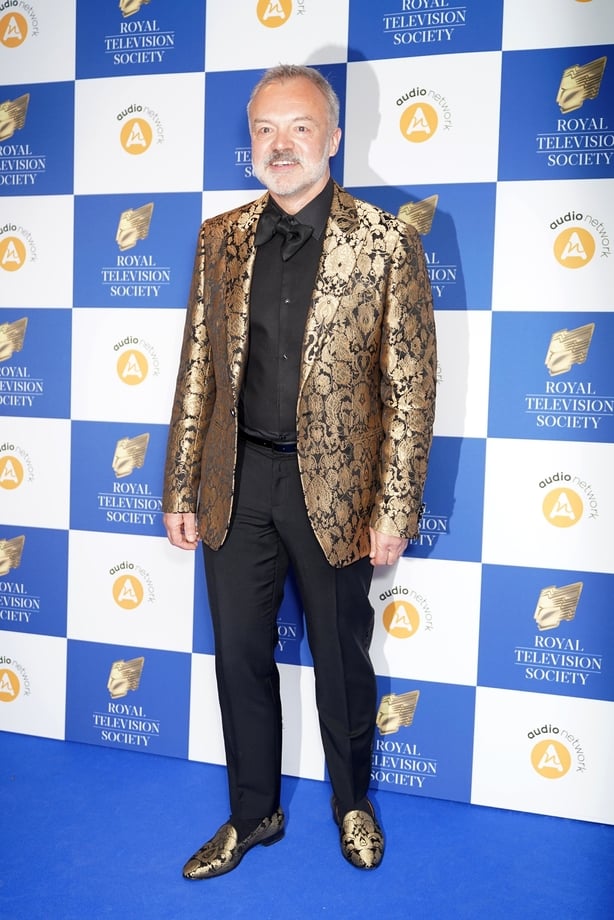 Graham Norton attending the Royal Television Society Programme Awards 2022