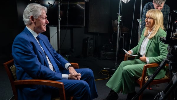 Former US President Bill Clinton recalls his involvement with the Good Friday Agreement peace talks. Photo by Sam Popp.