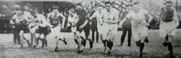 Athletics trials held Croke park in 1922 for the aborted Aonach Tailteann of that year Photo: Irish Life, 23 June 1923