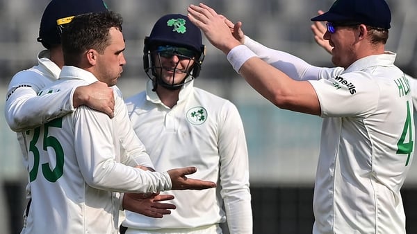 Andy McBrine's bowling was the only real highlight of a tough second day for Ireland