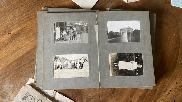 A Nuttall family photo album. Image courtesy of the Nuttall family