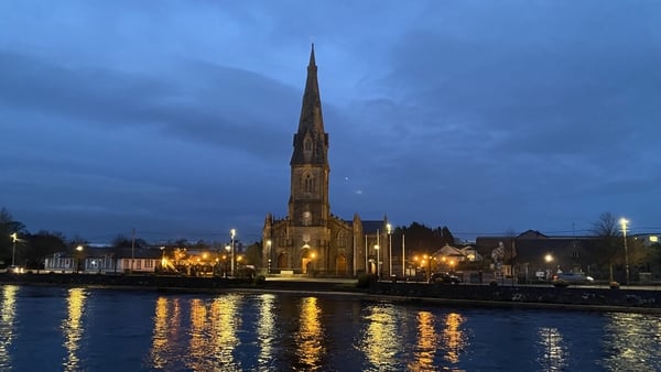 St Muredach's Cathedral in Ballina ready for the visit of US President Joe Biden