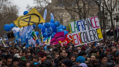 This will be the 14th day of demonstrations since January to oppose the reform (file pic)
