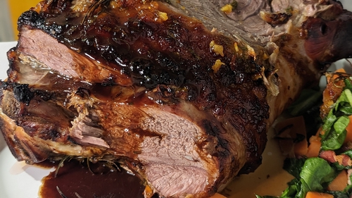 Kevin's roast leg of lamb with mint gravy: Today