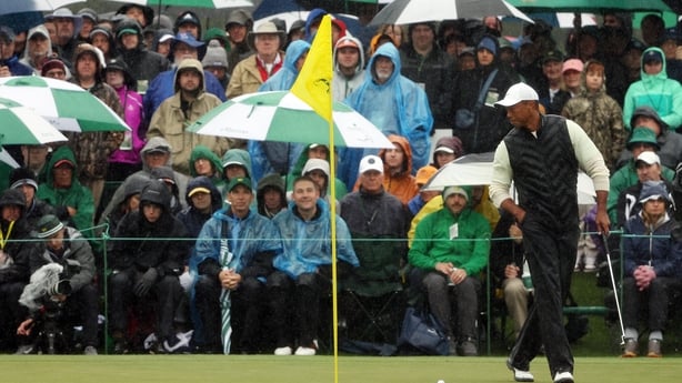 Tiger Woods withdraws from 2023 Masters before play resumes Sunday