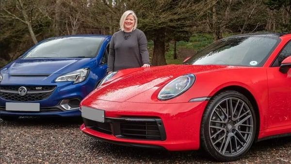 Mrs McGuigan plans to sell the sports car to pay off her mortgage and treat her six children and four grandchildren