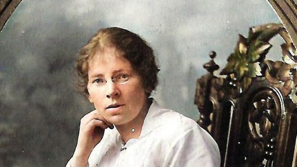 A colourised version of a 1922 photograph of Nan Hogan in 1922. Image courtesy of the Hogan family