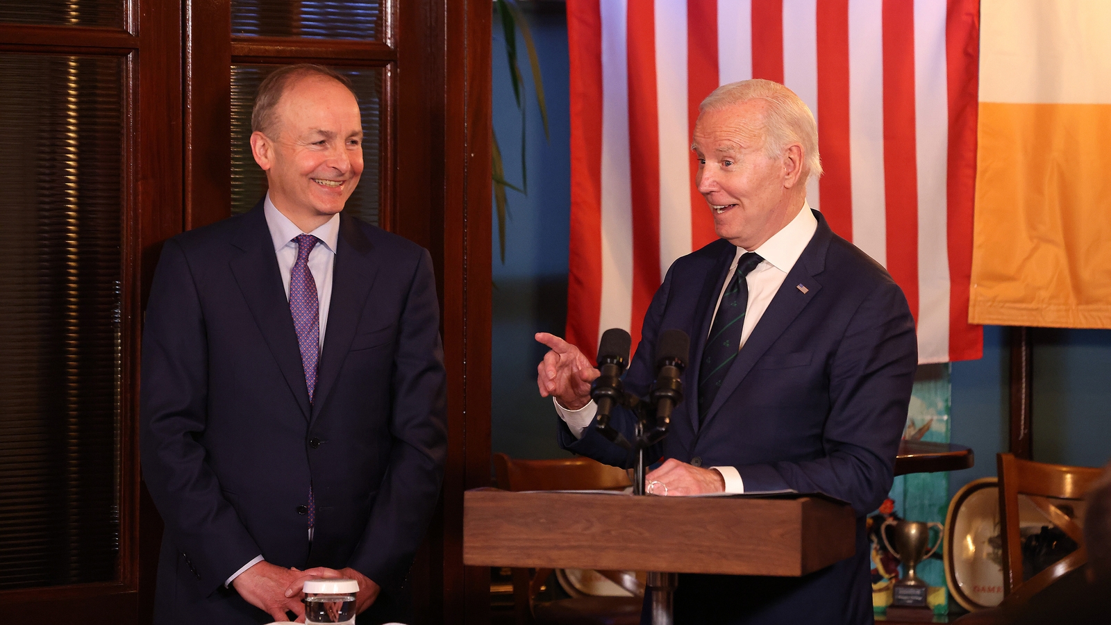 Biden References 'Black And Tans' Gaffe In Dáil Speech