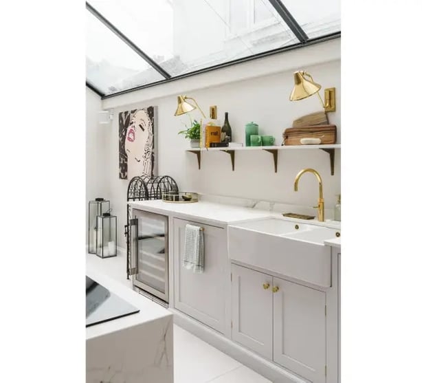 White is a kitchen classic (Aflux Designs/PA)