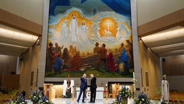 Joe Biden visits Knock Shrine