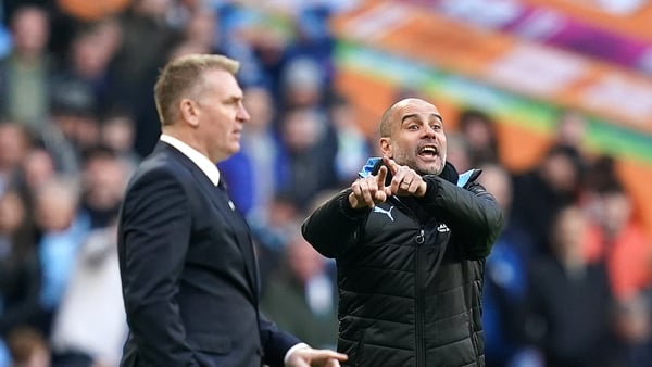 Pep Guardiola's side are first up for Leicester now under the management of Dean Smith