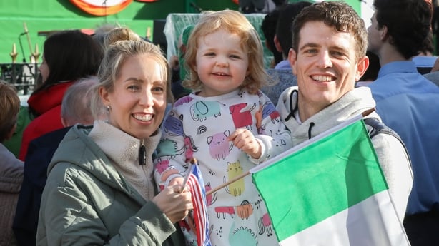 Thousands turn out in Ballina for Biden address