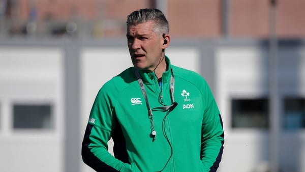 Ireland head coach Greg McWilliams
