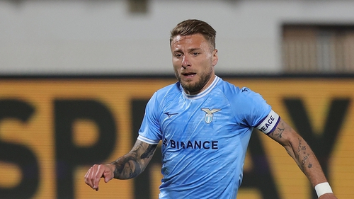 Lazio star Immobile injured after tram crashes into car