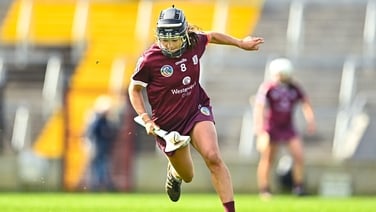 Aoife Donohue reacts after Galway league final win