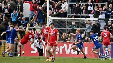 O'Toole injury-time goal sees Monaghan oust Tyrone