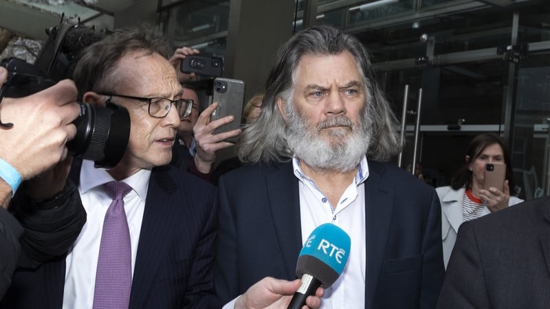Gerard 'The Monk' Hutch (R) leaves court after he was acquitted of murder