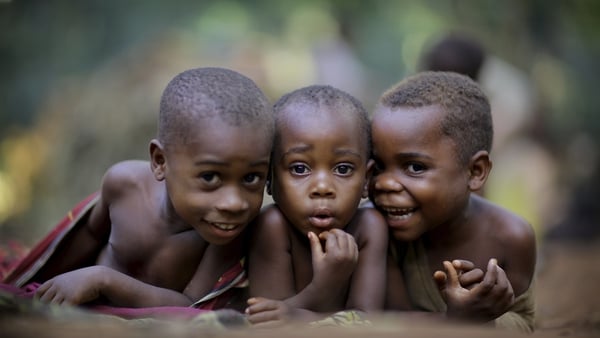 Babies and toddlers in Bayaka (Ba'aka or Aka) society, a group found in the Equatorial Belt of Central Africa, might be handled by as many as 10 people outside of the nuclear family per hour. Photo: Getty Images