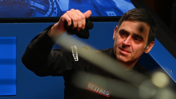 An emotional Ronnie O'Sullivan after last year's world title triumph