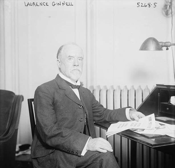 Photograph of Laurence Ginnell Photo: Library of Congress Prints and Photographs Division Washington, D.C. 20540