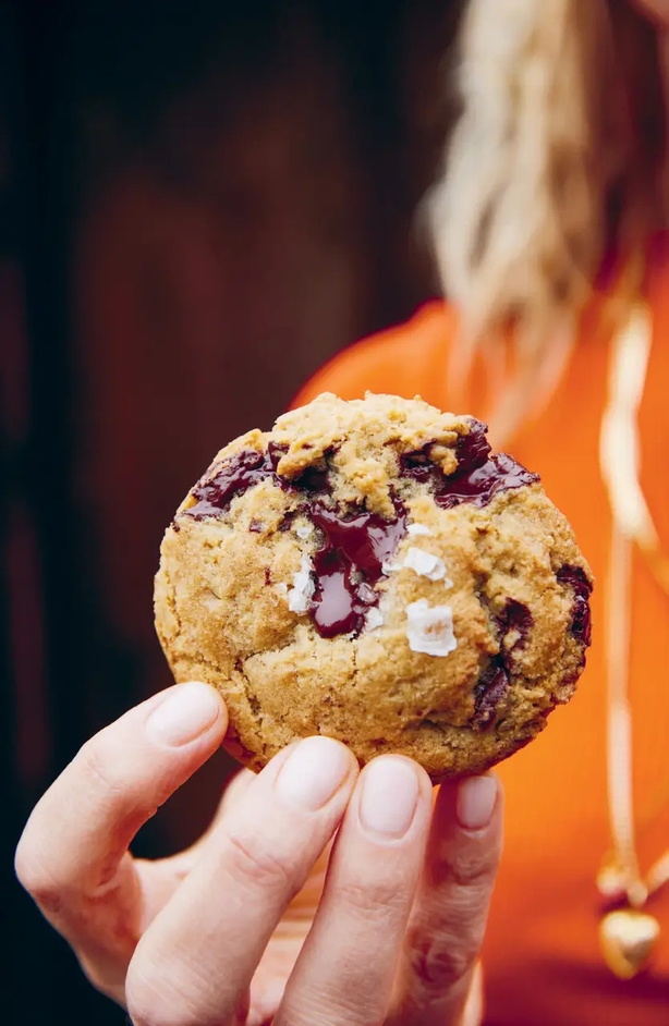 Vegan chocolate chip cookies from Love Is A Pink Cake (Maren Caruso/PA)