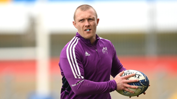 Earls is named among the replacements for Munster's meeting with the Sharks