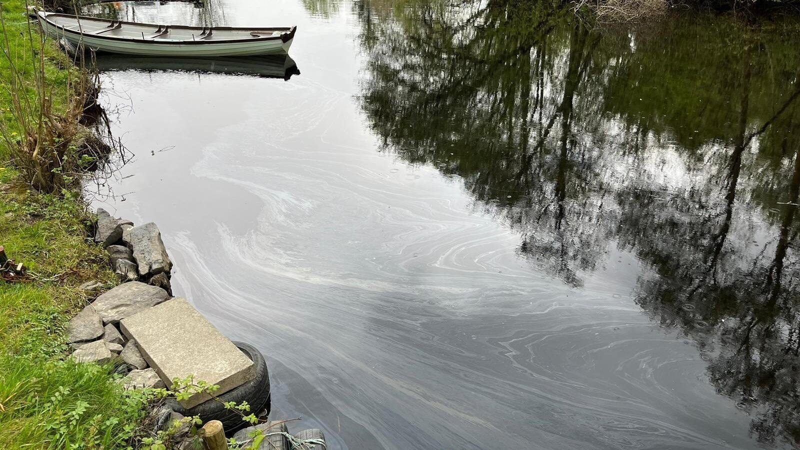 Specialist cleaners in Galway following oil spill