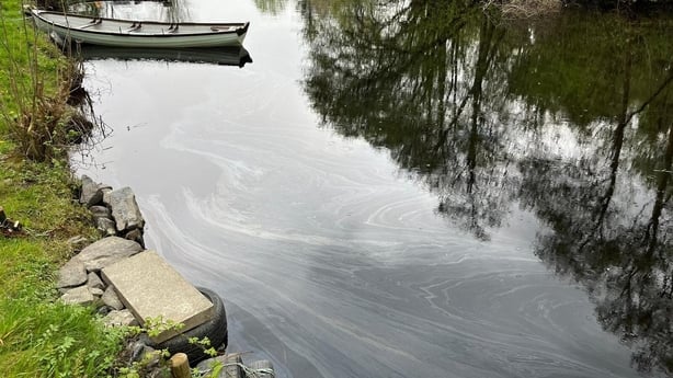 Oil spill in Galway