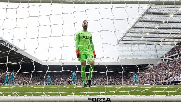 Hugo Lloris spent too much of the first half picking the ball out of his own net