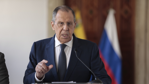 Sergey Lavrov used his platform to continue attacking the US and allies, which Russia blames for the war in Ukraine