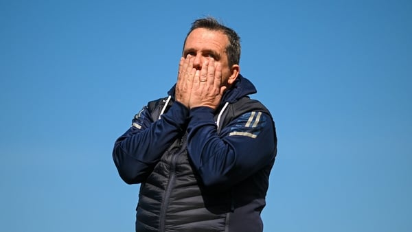 Waterford manager Davy Fitzgerald reacts to a missed opportunity