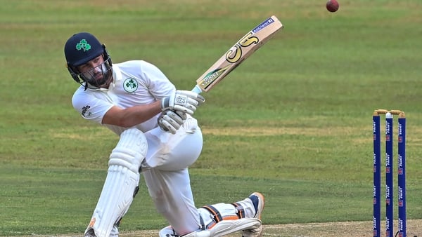 Andrew Balbirnie in action against Sri Lanka