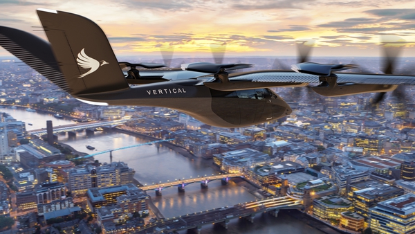 Developed by UK company Vertical Aerospace, the VX4 is an eVTOL, which stands for Electric Vertical Take Off and Landing aircraft