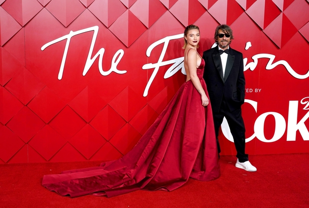 Florence Pugh (left) and Pierpaolo Piccioli