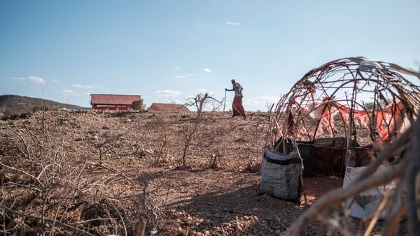 The report states that 'human-caused climate change' has contributed to the drought