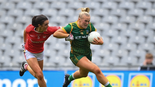 Vikki Wall in action for Meath