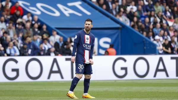 Lionel Messi's contract with Paris St Germain expires at the end of the season