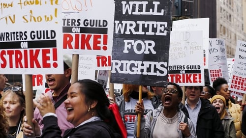 Hollywood Writers Go On Strike