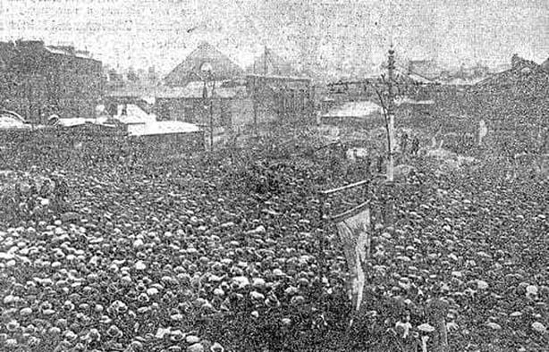 Century Ireland 256 - Photo of Connolly Commemoration Meeting Photo: Irish Independent, 14th May 1923