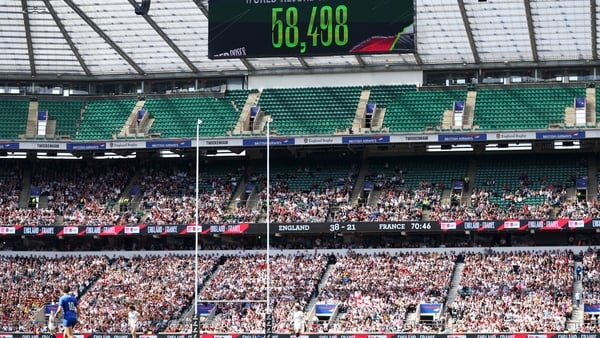 Twickenham welcomed over 58,000 fans for England v France in the Women's Six Nations