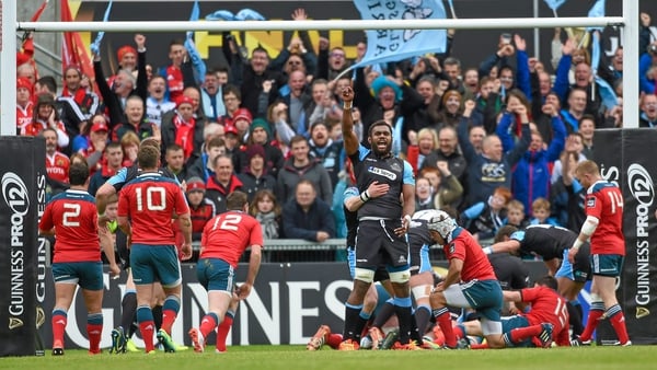 Glasgow Warriors beat Munster in the final of the 2014/15 Pro12
