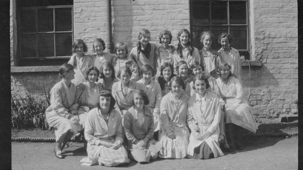 Some of the Dun Emer Guild workers in 1931. Photo: Ellen F. O'Connor/Boston Public Library Creative Commons