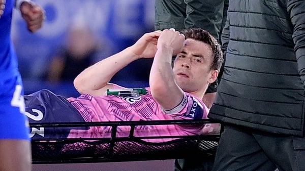 Seamus Coleman had to be stretchered off on Monday night