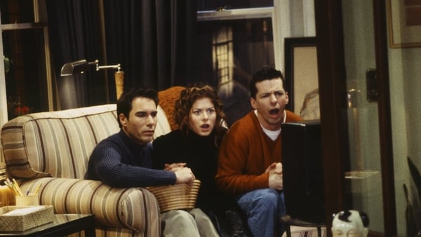 Eric McCormack as Will Truman, Debra Messing as Grace Adler, Sean Hayes as Jack McFarland in NBC TV show Will & Grace Photo: Getty Images